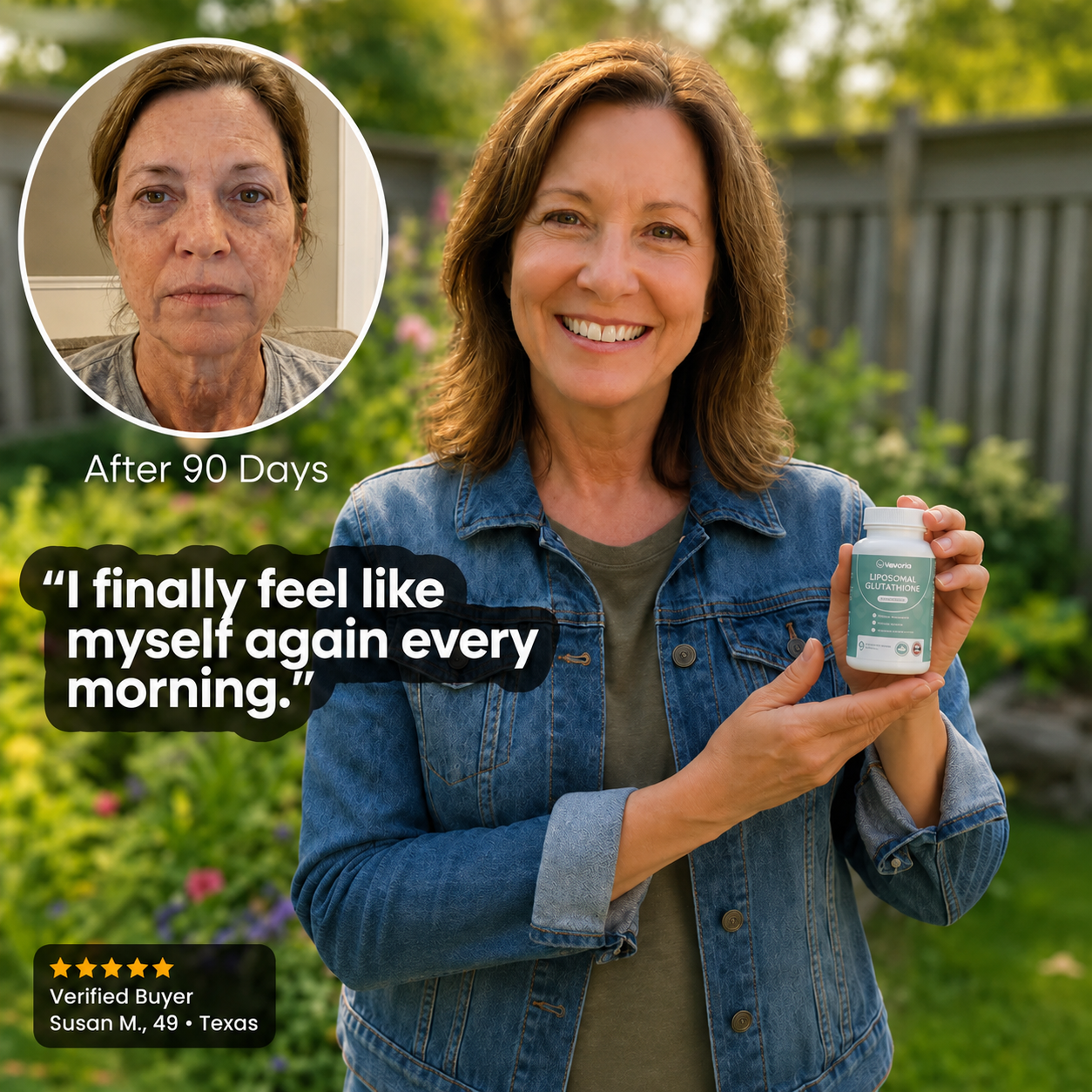 Velmoria EvenGlow™ Liposomal Glutathione